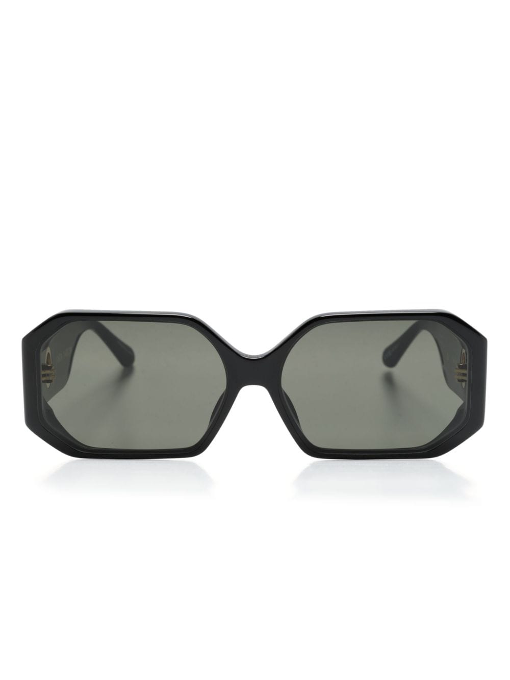 Linda Farrow Bailey Sonnenbrille mit eckigem Gestell - Schwarz von Linda Farrow