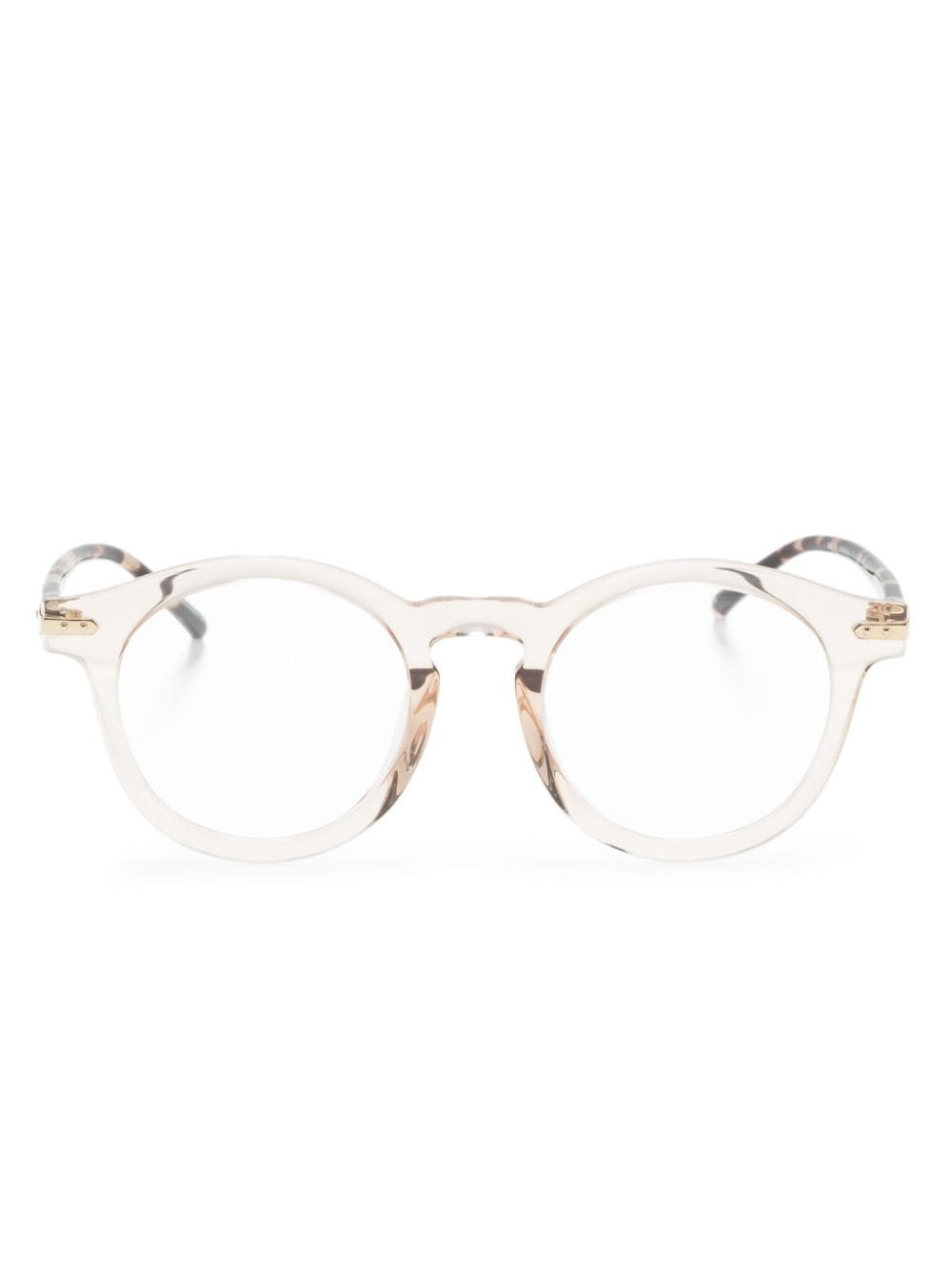 Linda Farrow Brille im Panto-Design - Braun von Linda Farrow