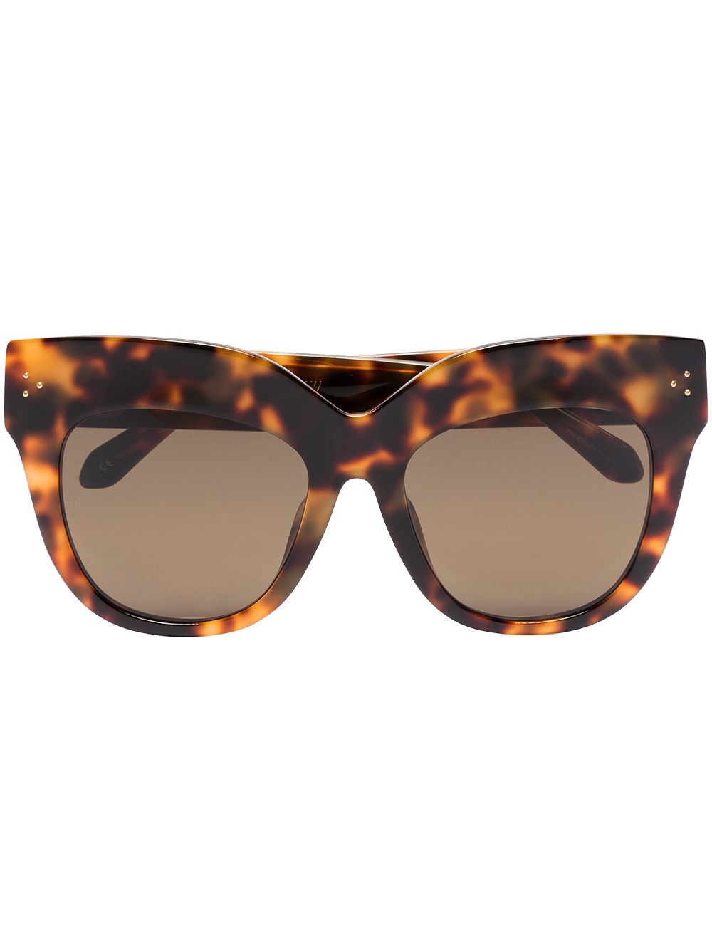 Linda Farrow Dunaway Oversized-Sonnenbrille - Nude von Linda Farrow