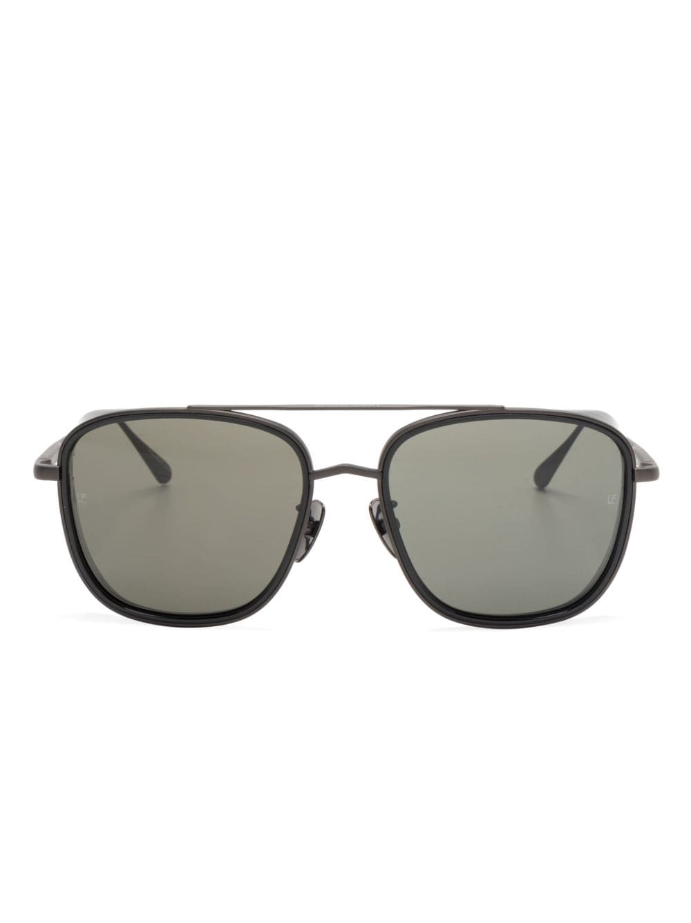 Linda Farrow Enzo Sonnenbrille mit eckigem Gestell - Schwarz von Linda Farrow