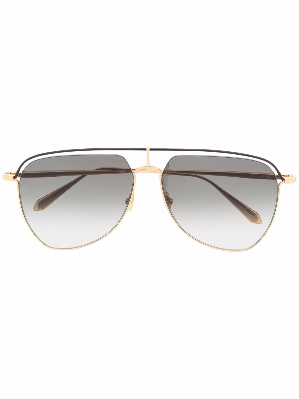 Linda Farrow Klassische Pilotenbrille - Gold von Linda Farrow