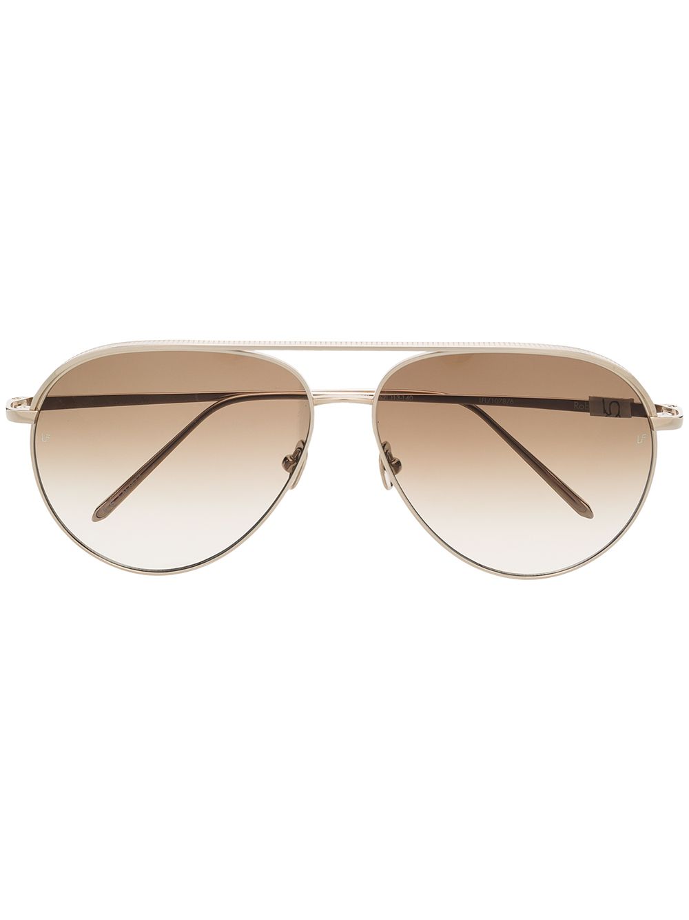 Linda Farrow 22kt vergoldete Roberts Pilotenbrille von Linda Farrow