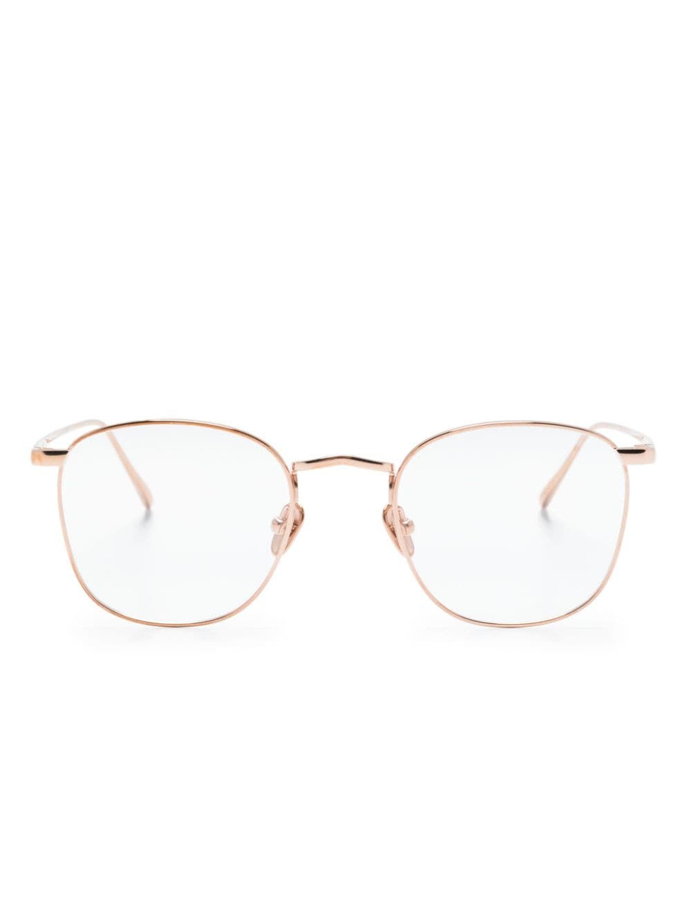 Linda Farrow Brille mit rundem Gestell - Rosa von Linda Farrow