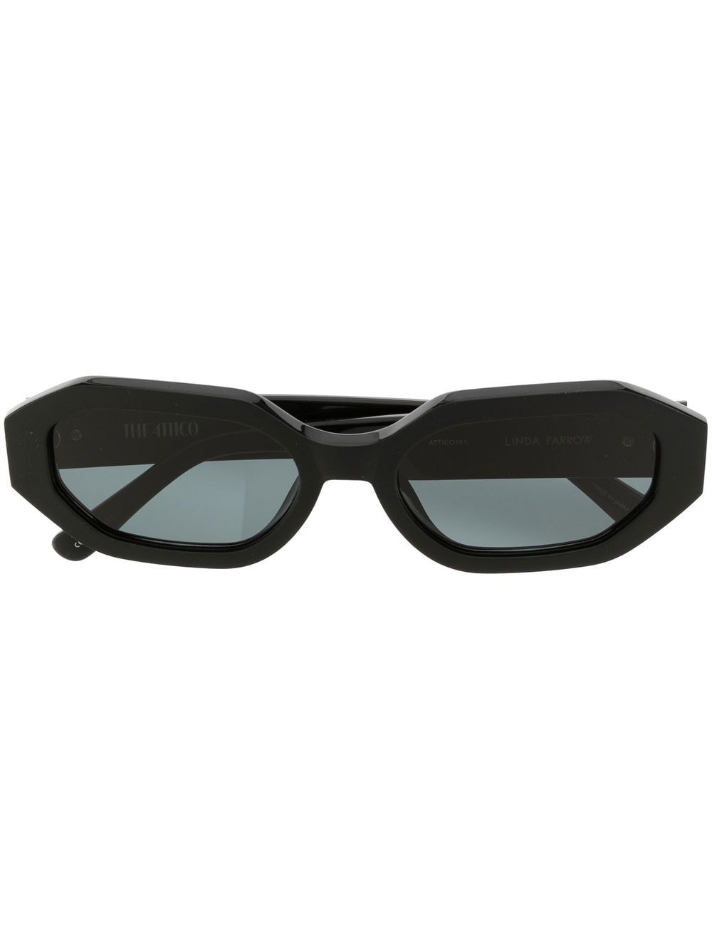 Linda Farrow x Attico Irene sunglasses - Schwarz von Linda Farrow