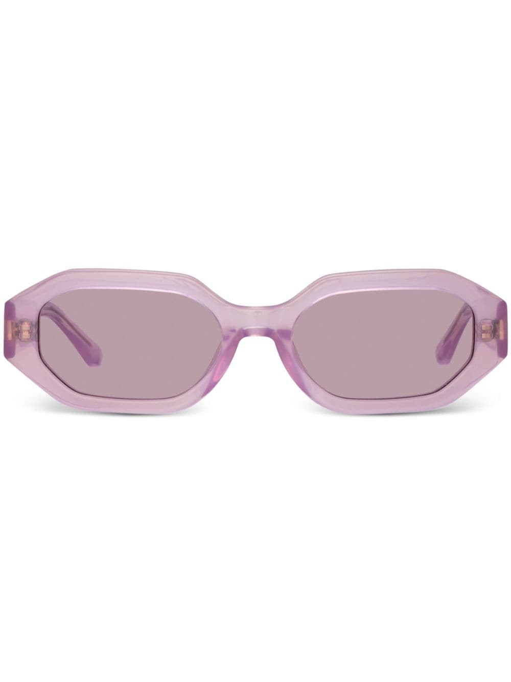 Linda Farrow x The Attico Irene Sonnenbrille - Violett von Linda Farrow