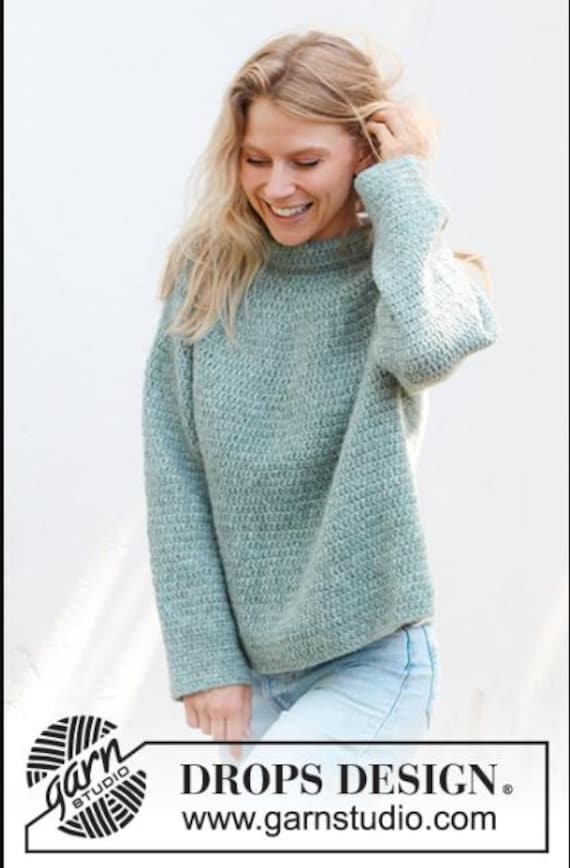 Drops Sea Foam Sweater Drops Sea Foam Sweater von LindaBdesigned