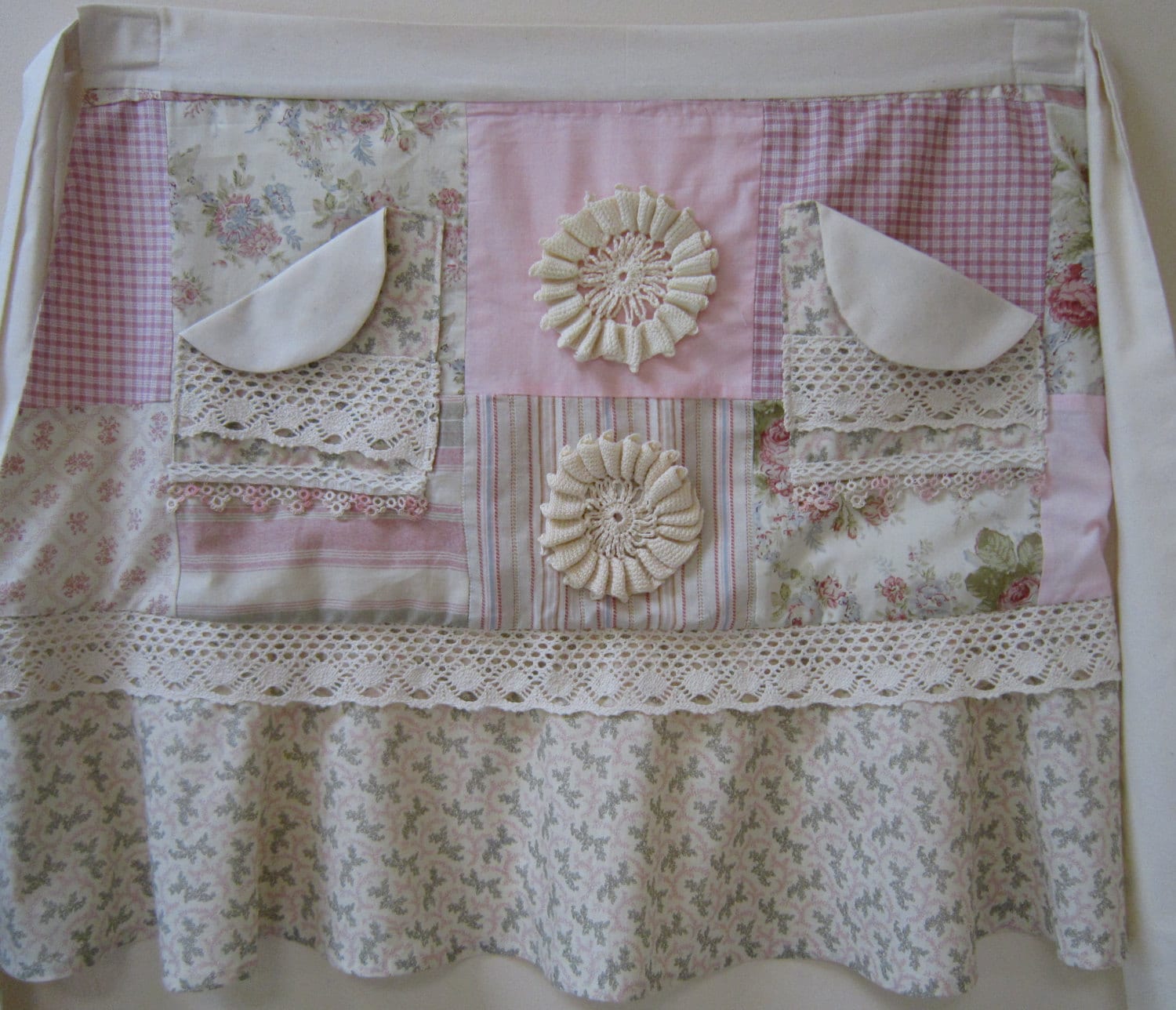 Verkauf Ausgefallene Rosa Patchwork Muster Schürze von LindaBloom