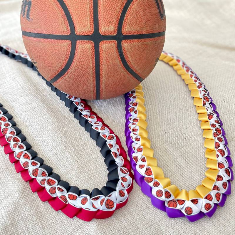 Basketball Ribbon Lei | Senior Night, Abschlussfeier von LindasLeis
