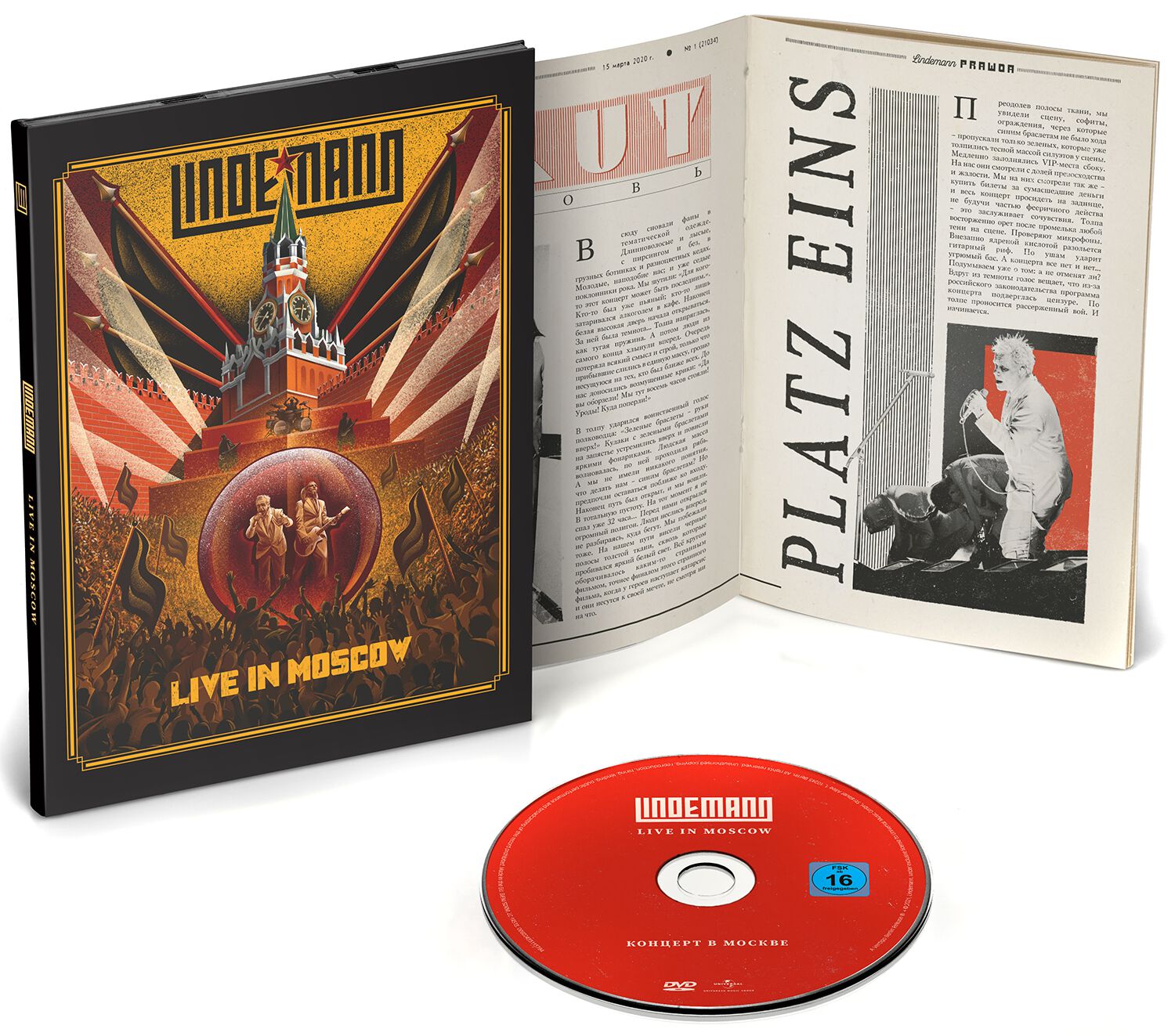 Lindemann Live in Moscow DVD multicolor Lindemann Live in Moscow DVD multicolor von Lindemann