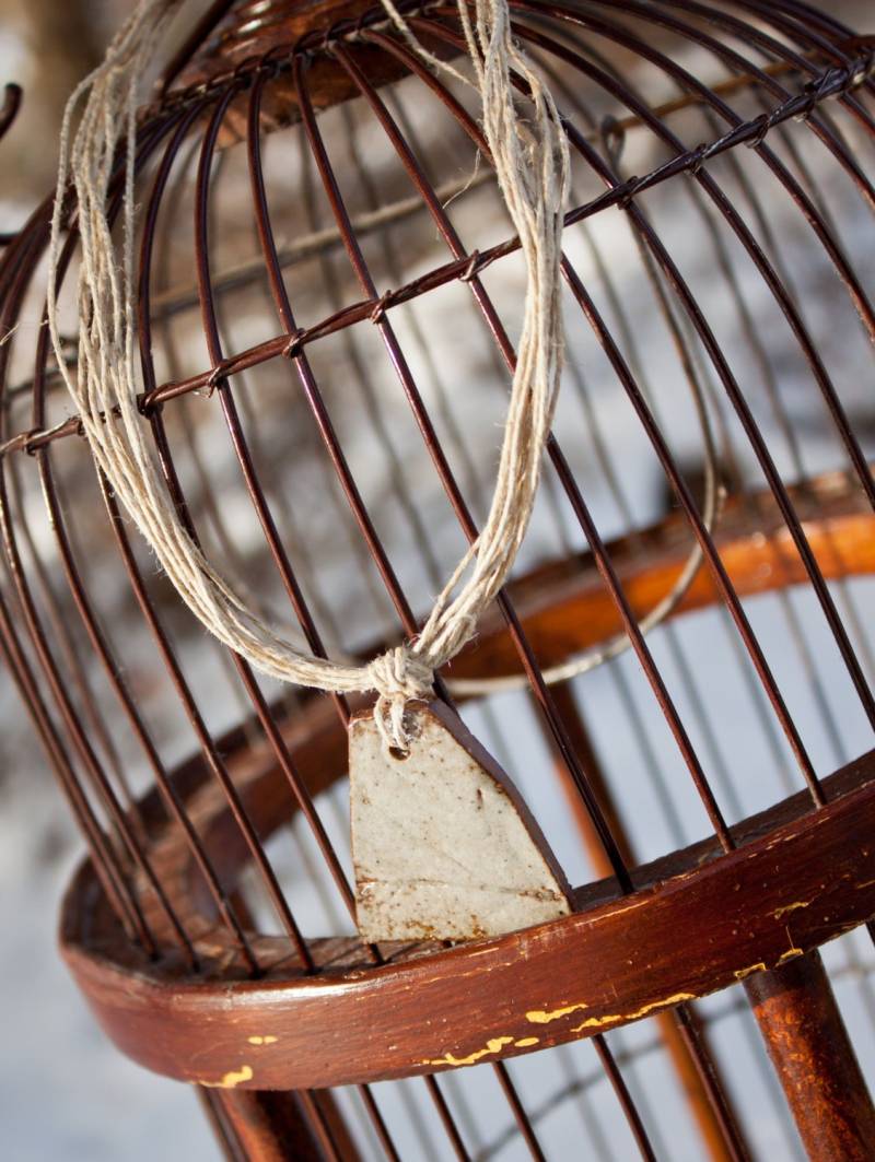 Geist Des Frühlings 4 - Rustikale Steingut Halskette von LindenSidhe