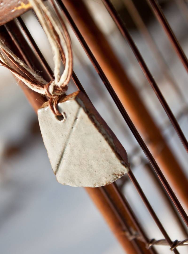 Geist Des Frühlings 7 - Rustikale Steingut Halskette von LindenSidhe