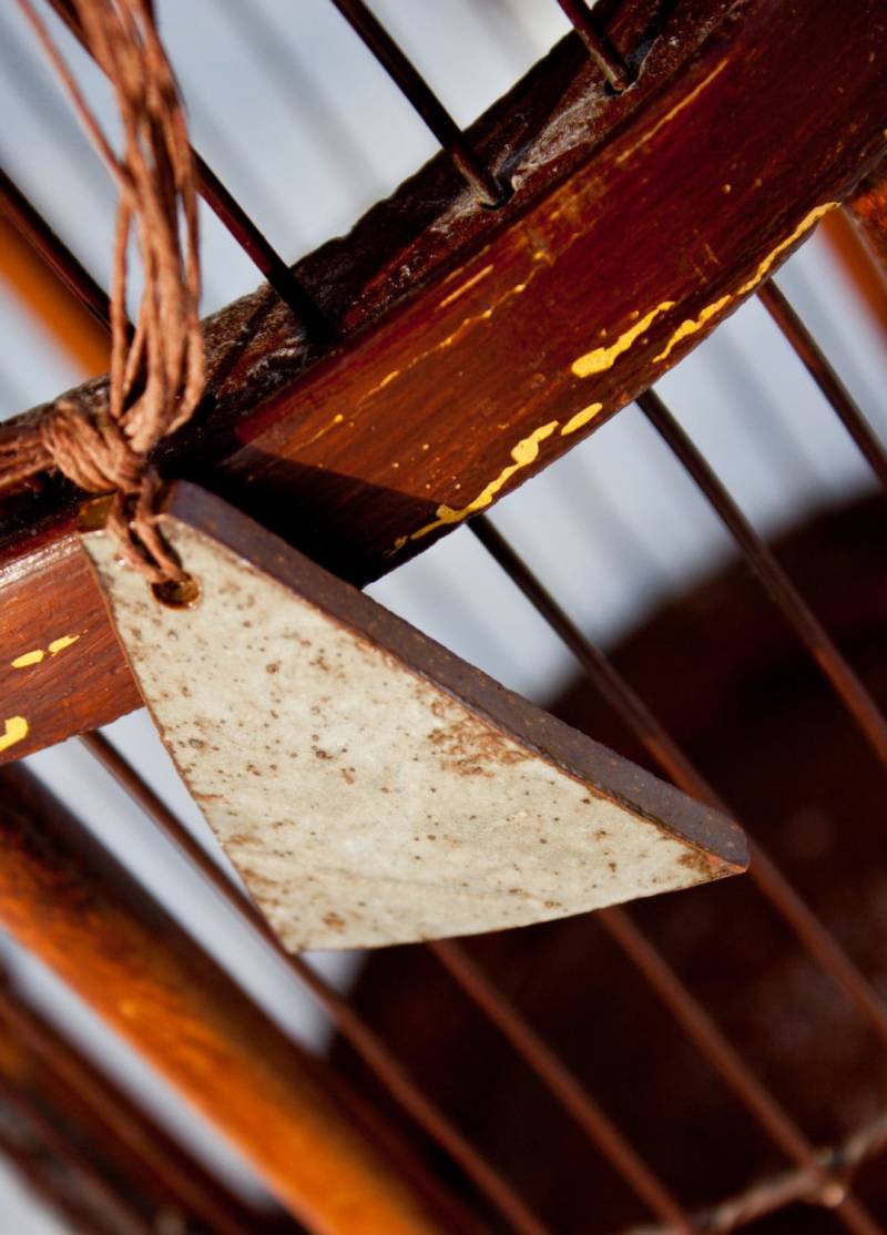 Geist Des Frühlings 8 - Rustikale Steingut Halskette von LindenSidhe