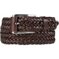 Lindenmann Herren Gürtel braun Leder geprägt von Lindenmann