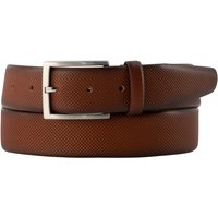 Lindenmann Herren Gürtel braun Leder geprägt von Lindenmann