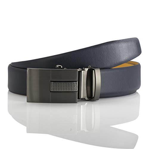 LINDENMANN Herren Belt 1005054-040-120 G rtel, Marineblau, 120 EU von LINDENMANN