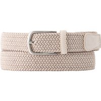 Lindenmann Herren Gürtel beige Textil von Lindenmann