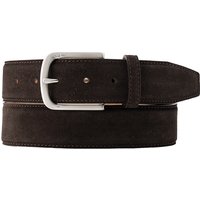 Lindenmann Herren Gürtel beige Veloursleder von Lindenmann