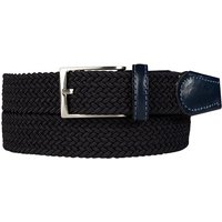 Lindenmann Herren Gürtel blau Textil von Lindenmann