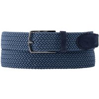 Lindenmann Herren Gürtel blau Textil von Lindenmann
