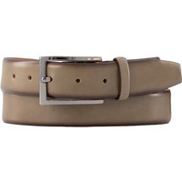 Lindenmann Herren Gürtel beige Glattleder von Lindenmann