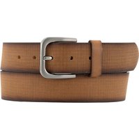 Lindenmann Herren Gürtel braun Leder geprägt von Lindenmann