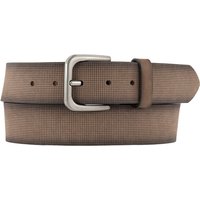 Lindenmann Herren Gürtel braun Leder geprägt von Lindenmann