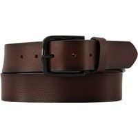 Lindenmann Herren Gürtel braun Leder geprägt von Lindenmann