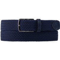 Lindenmann Herren Gürtel blau Textil von Lindenmann