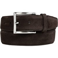 Lindenmann Herren Gürtel braun Veloursleder von Lindenmann