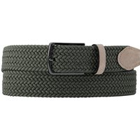 Lindenmann Herren Gürtel grün Textil von Lindenmann
