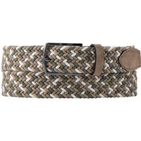Lindenmann Herren Gürtel grün Textil von Lindenmann