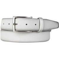 Lindenmann Herren Gürtel Weiß Leder von Lindenmann