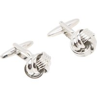 Lindenmann Versilberte und polierte Manschettenknöpfe in Knotenform in 0 von Lindenmann