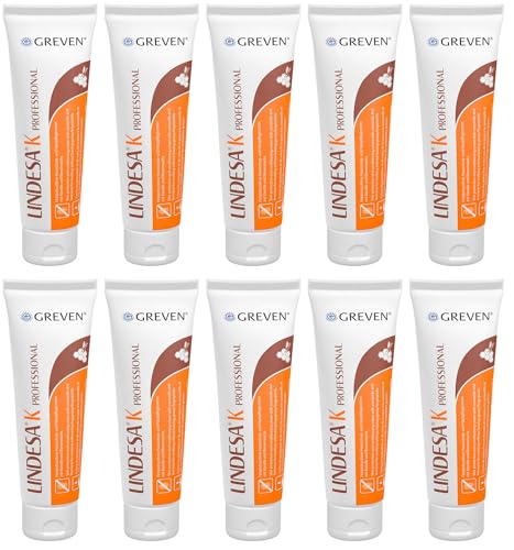 Lindesa K Pflegecreme 10 x 100 ml Tuben von Lindesa