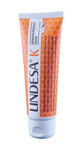 Lindesa K Pflegecreme mit Kamille und Bienenwachs Handcreme Hautschutzcreme Hand Creme PE-Tube 75ml (1) von Lindesa