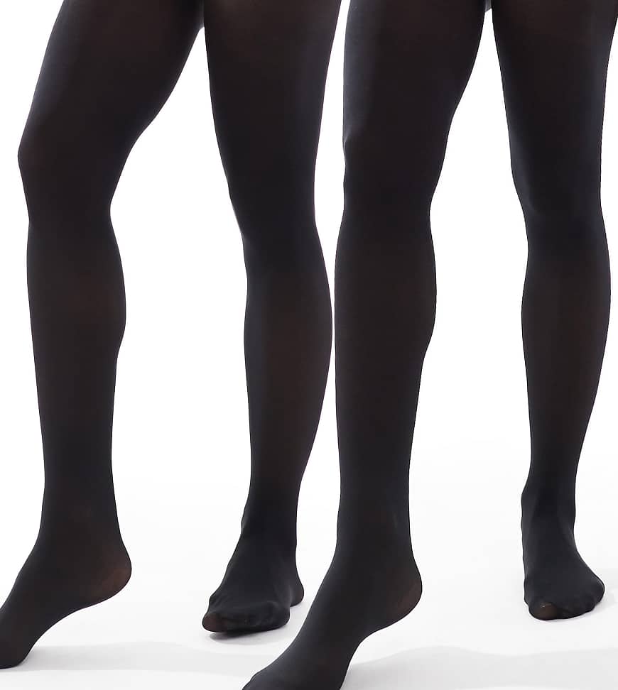 Lindex Maternity - MOM - 2er-Pack Strumpfhosen in Schwarz, 40 DEN von Lindex