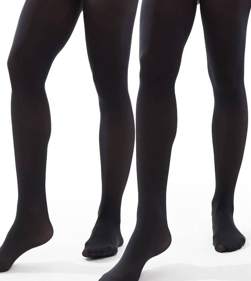Lindex Maternity - MOM - 2er-Pack Strumpfhosen in Schwarz, 40 DEN von Lindex