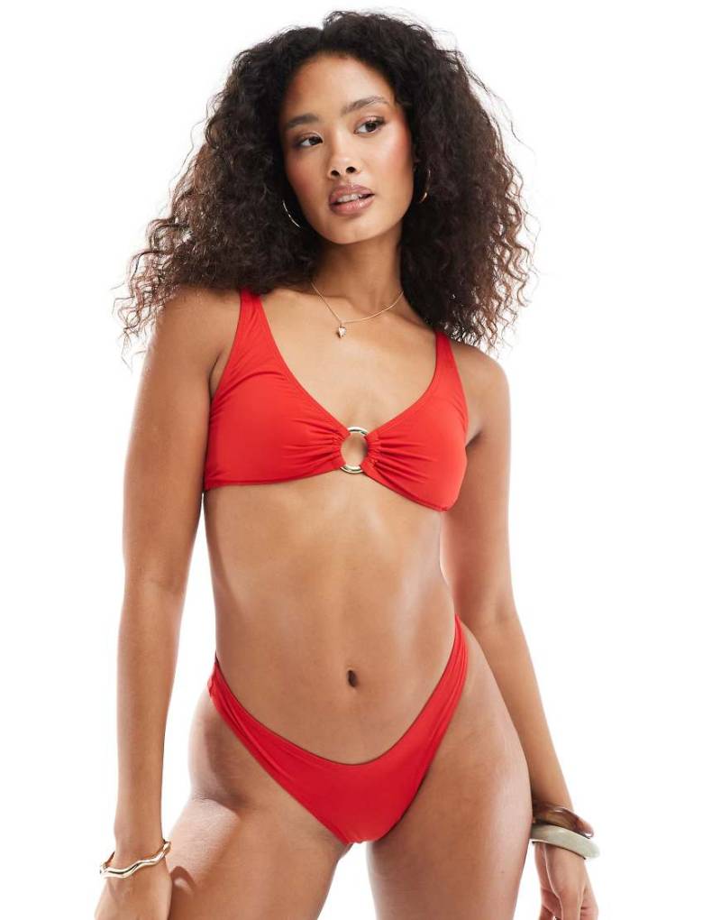 Lindex - Naomi - Brasilianische Bikinihose in Rot von Lindex