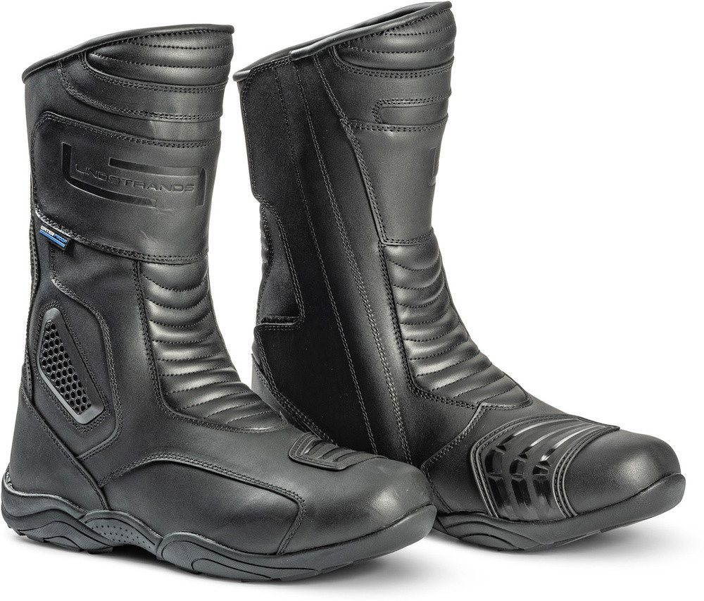 Lindstrands Boot Sport-Touring Leather, Black Motorradstiefel von Lindstrands