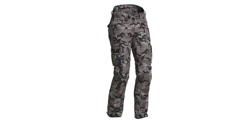 Lindstrands Motorradhose Zion Camo wasserdichte Damen Motorrad Textilhose Knieprotektoren enthalten,wasserdicht,herausnehmbare Membrane von Lindstrands