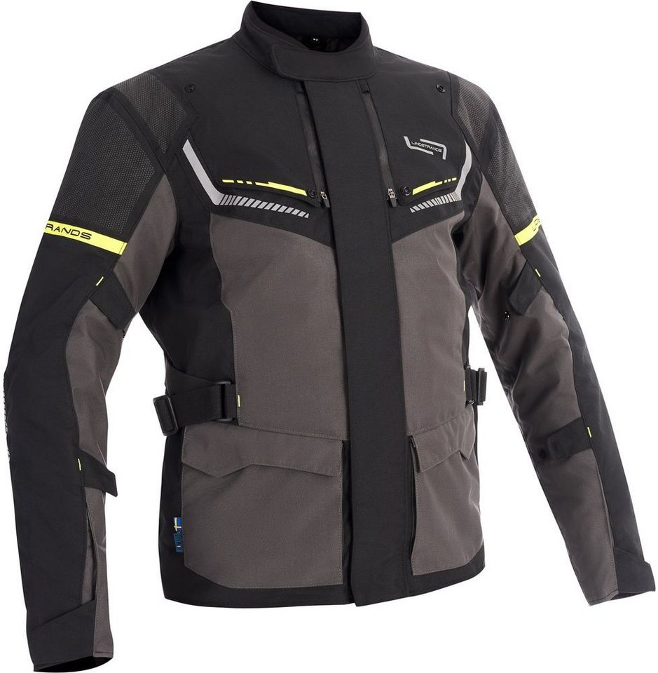 Lindstrands Motorradjacke Textile Jacket Sylarna Dark Grey/Black von Lindstrands