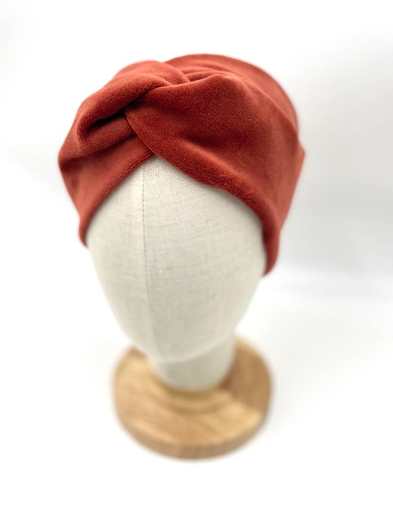 Haarband Aus Samt in Rost Für Kinder Und Damen von LindwurmShop