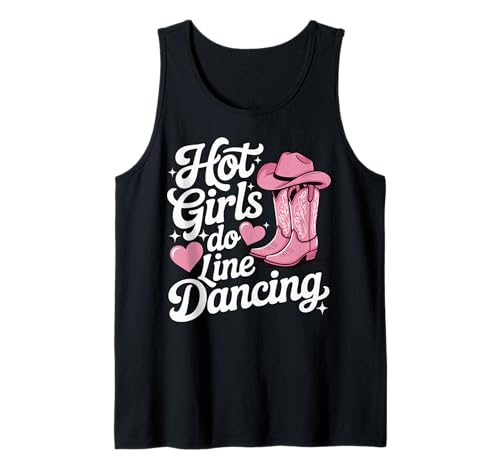 Hot Girls Do Line Dancing Tank Top von Line Dance Country musik