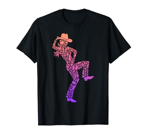 Linedance Dancer Cowgirl Mädchen Line Dance Damen T-Shirt Linedance Dancer Cowgirl Mädchen Line Dance Damen T-Shirt von Line Dance Cowgirls Linedance Dancers