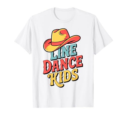 Linedance Kids fröhliche Kinder Tanzdesigns T-Shirt Linedance Kids fröhliche Kinder Tanzdesigns T-Shirt von Line Dance Kids fröhliche Kinder Tanzdesigns