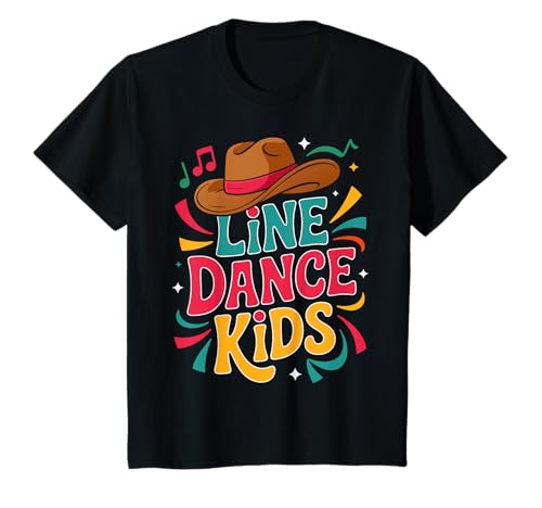 Kinder Linedance Kids fröhliches Line Dance Design T-Shirt Kinder Linedance Kids fröhliches Line Dance Design T-Shirt von Line Dance Motive und Designs für Linedance Kids