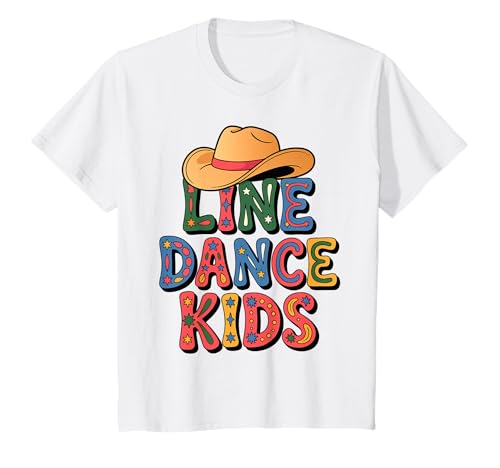 Linedance Kids fröhliches Line Dance Design T-Shirt Linedance Kids fröhliches Line Dance Design T-Shirt von Line Dance Motive und Designs für Linedance Kids