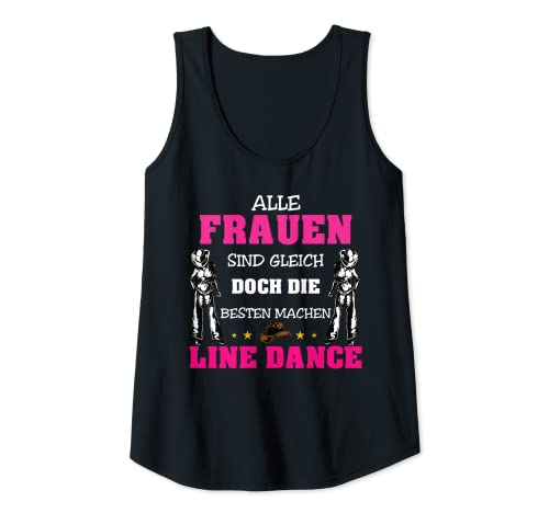 Damen Linedance Country Tanzen Cowboystiefel Frauen Tank Top Damen Linedance Country Tanzen Cowboystiefel Frauen Tank Top von Line Dance Tanz Design & Geschenkideen