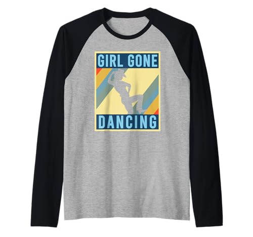 Line Dancing Retro Vintage für Mädchen und Damen Raglan Line Dancing Retro Vintage für Mädchen und Damen Raglan von Line Dancing Design Ideas For Women