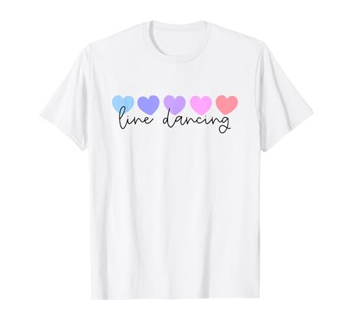 Line Dancer oder Line Dancing Lover Herz Frauen Mädchen oder Mama T-Shirt Line Dancer oder Line Dancing Lover Herz Frauen Mädchen oder Mama T-Shirt von Line Dancing Heart Lover Apparel Co